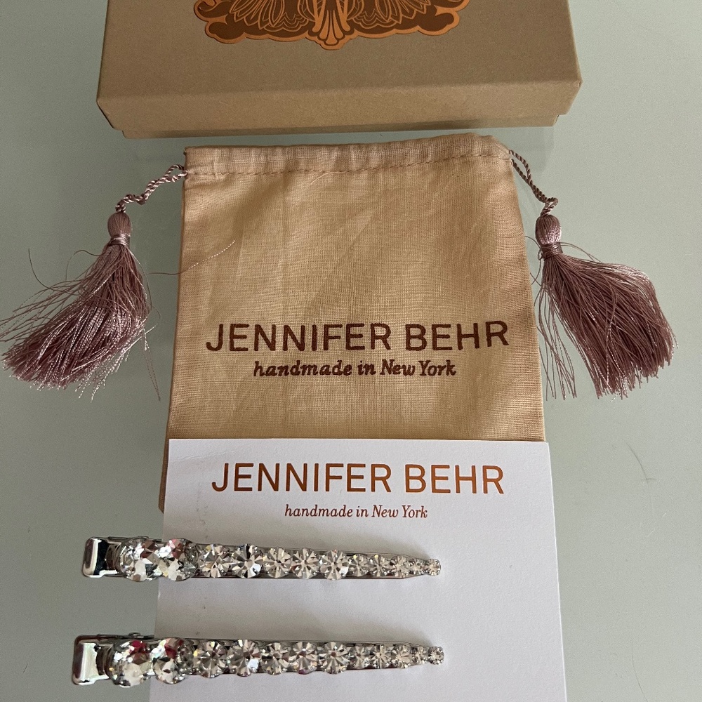 JENNIFER BEHR Giada Crystal Hair Clips